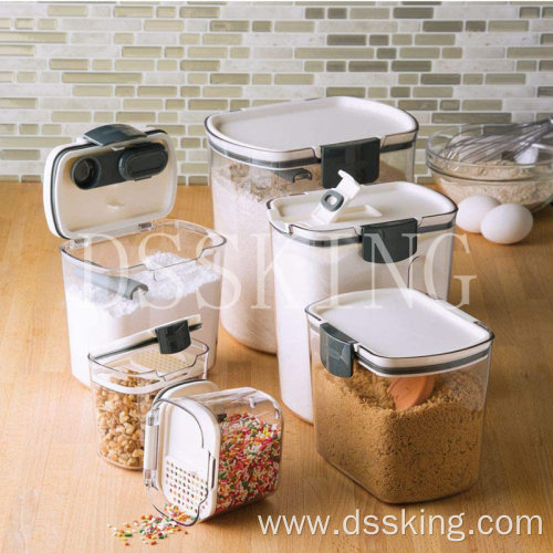 Sealed Container For Cereals Kitchen Storage Jar